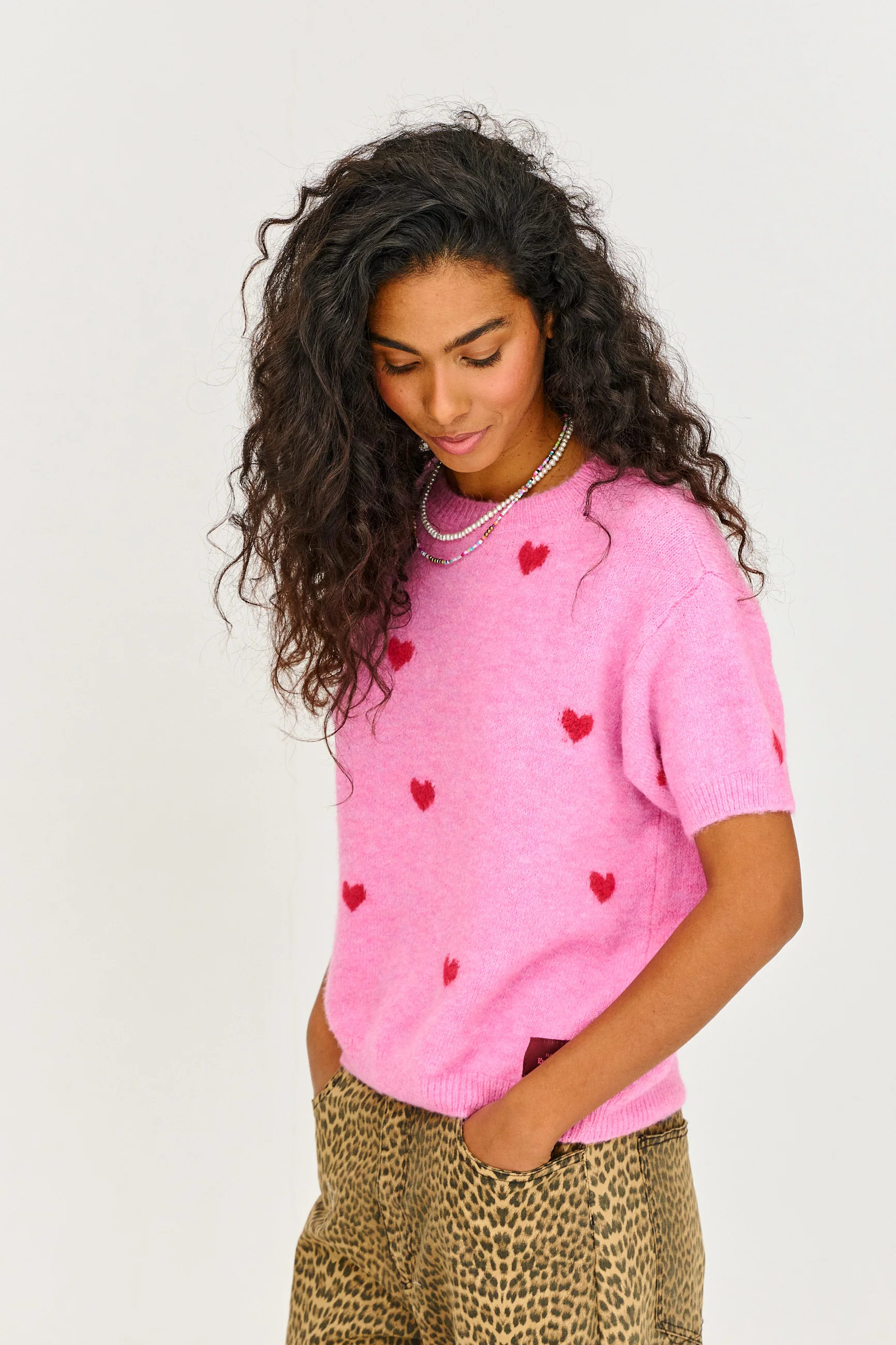 Sweter z krótkim rękawem Heartbeat - Image 11