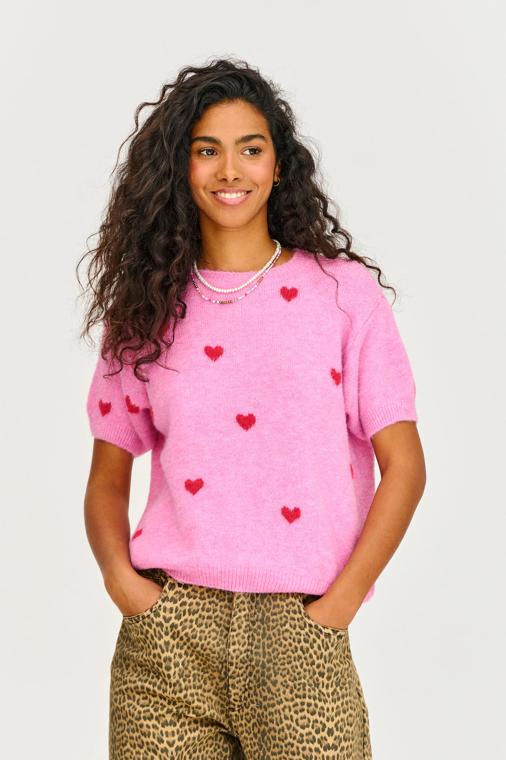 Sweter z krótkim rękawem Heartbeat - Image 5