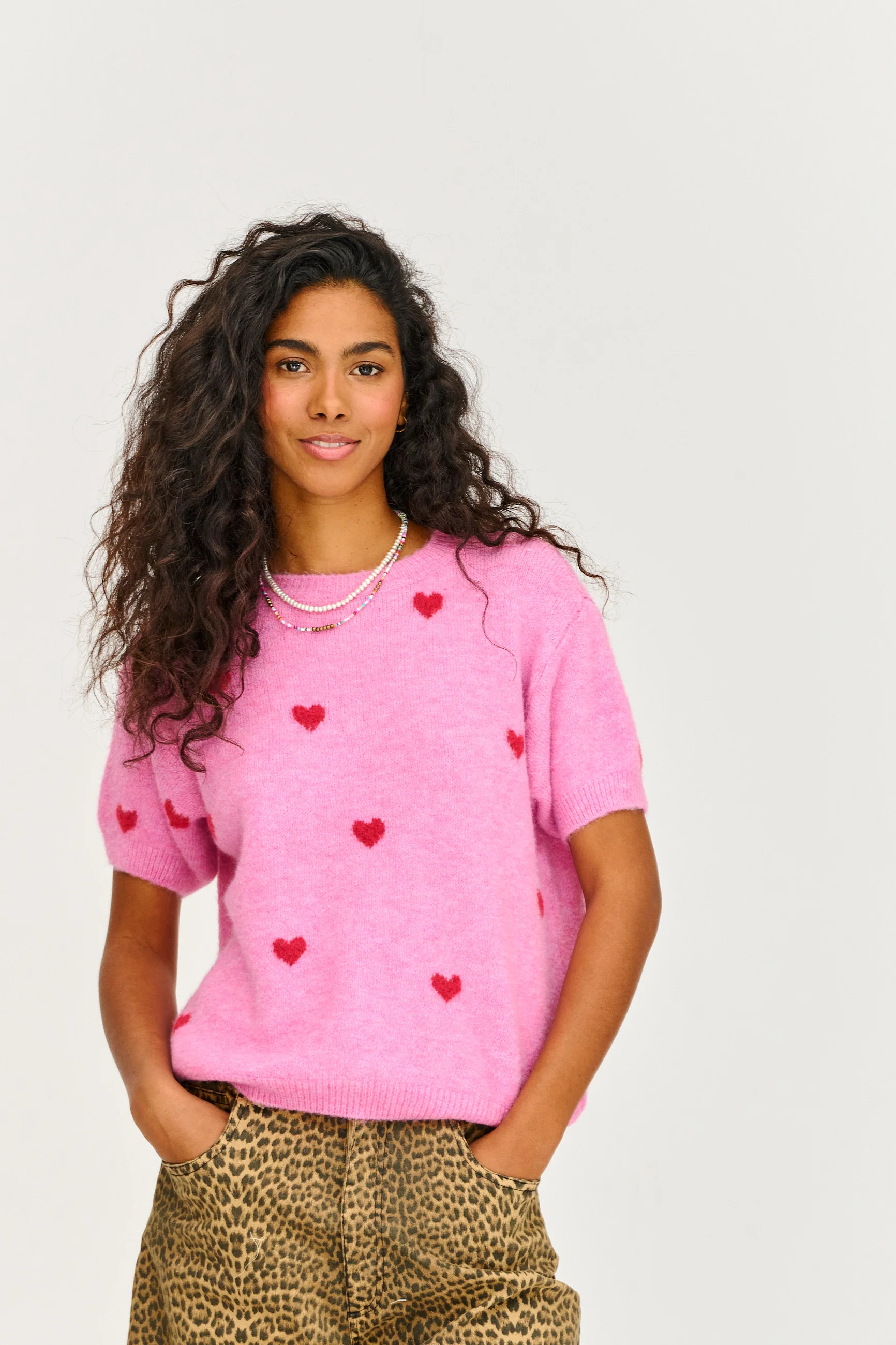 Sweter z krótkim rękawem Heartbeat - Image 7
