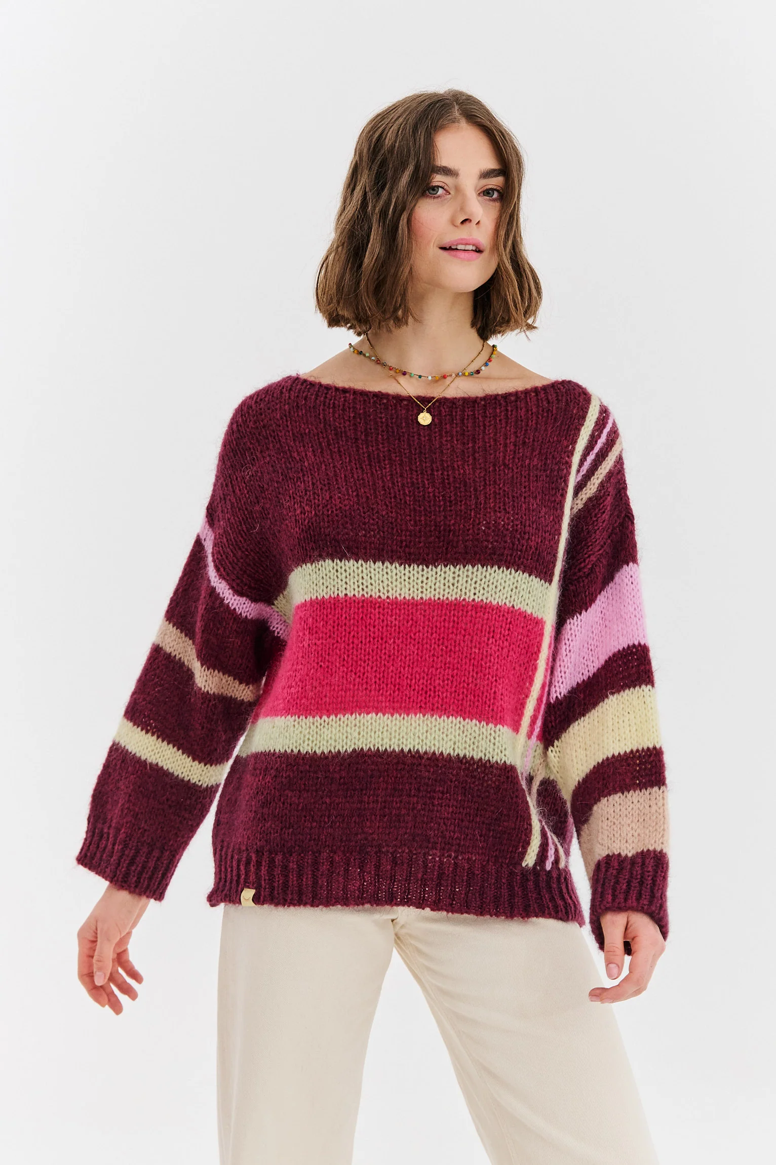 Sweter z wełną Creative Code - Image 10