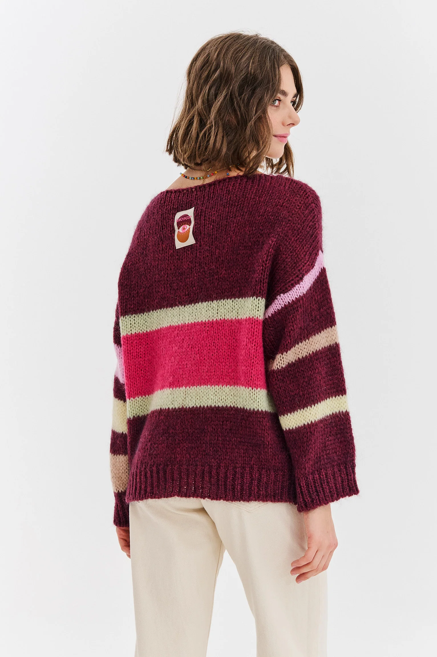 Sweter z wełną Creative Code - Image 12