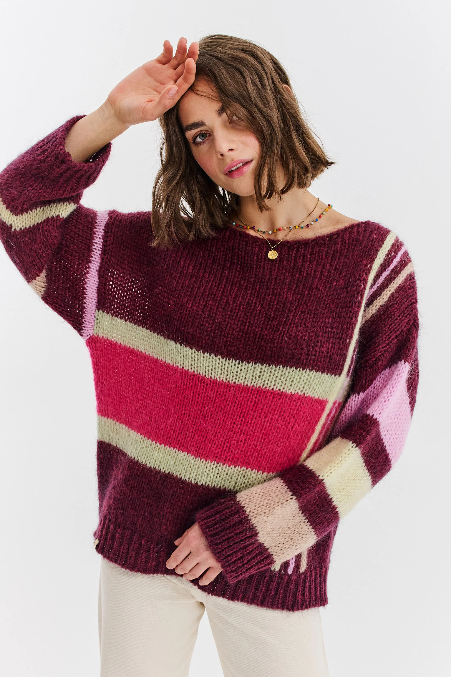 Sweter z wełną Creative Code - Image 4