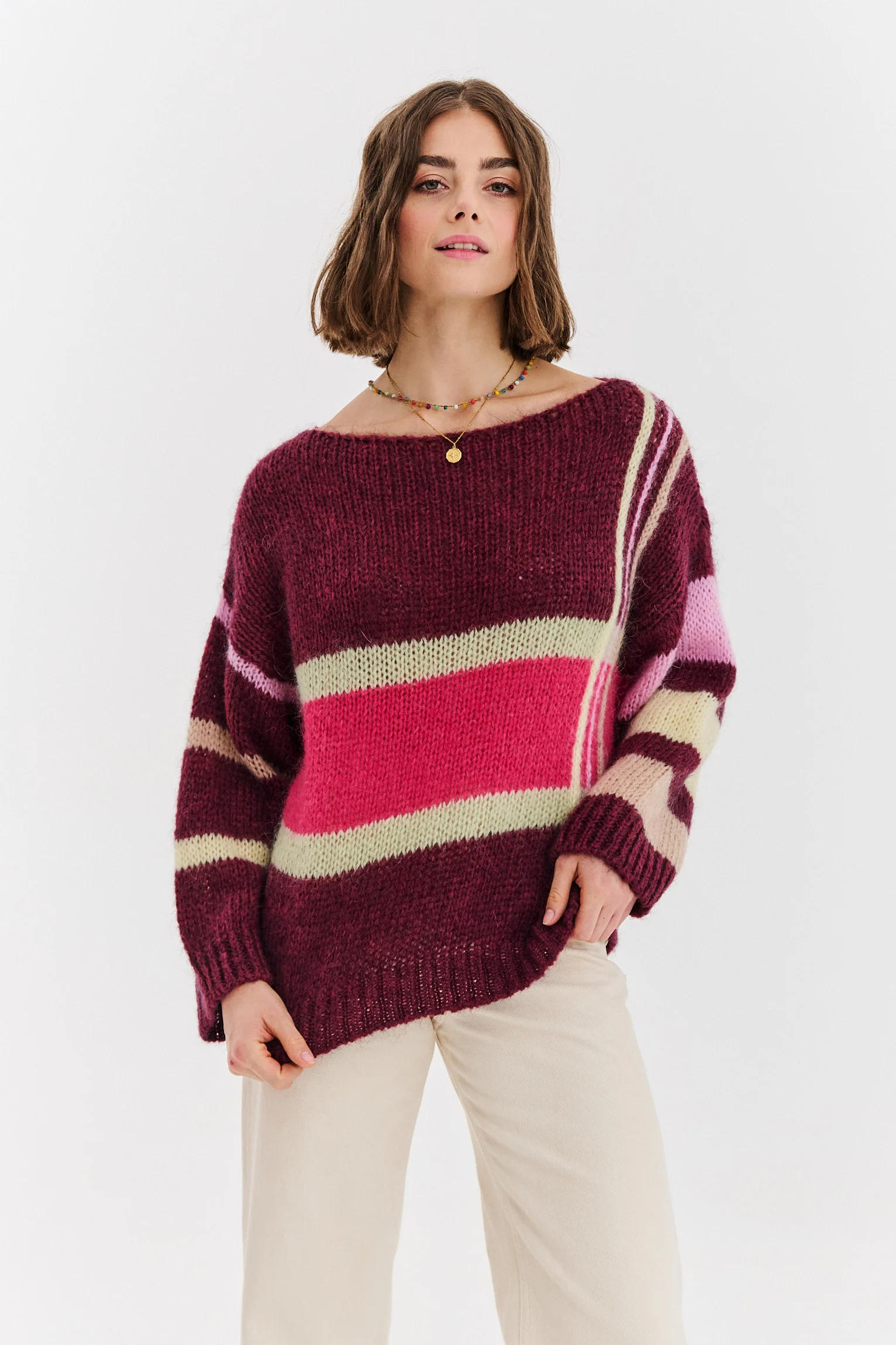 Sweter z wełną Creative Code - Image 9