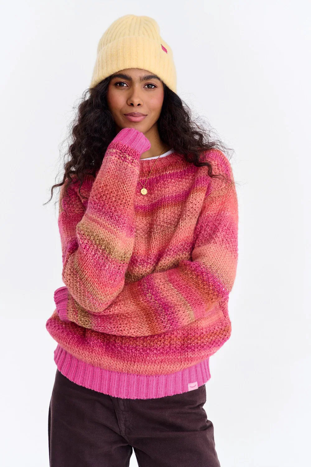 Sweter z wełną Desert Whisper - Image 2