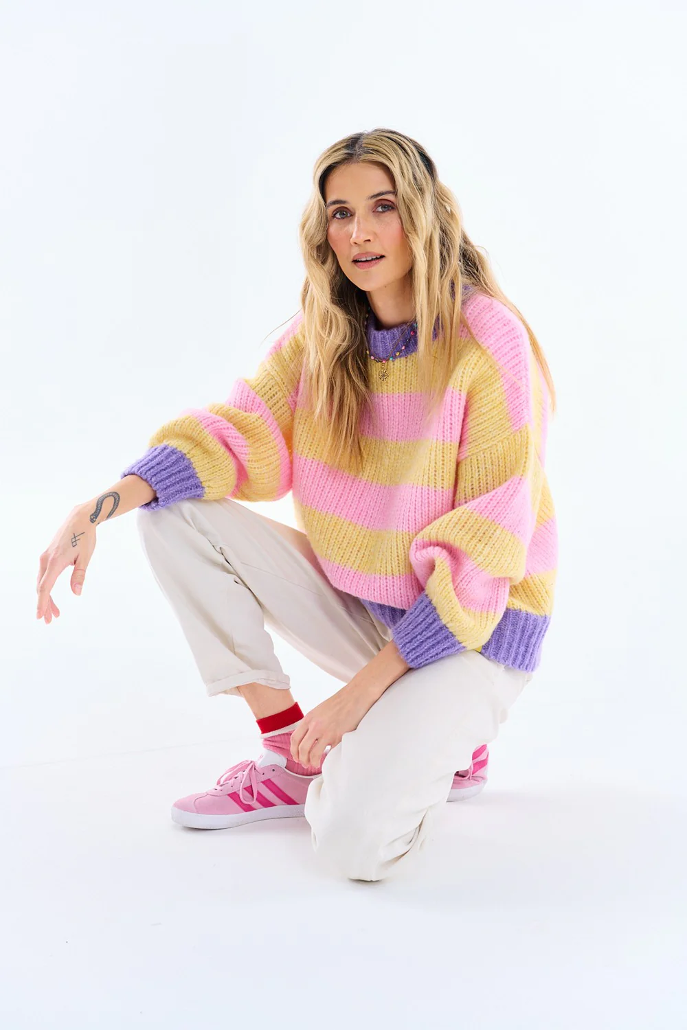 Sweter z wełną Lemon Sorbet - Image 7