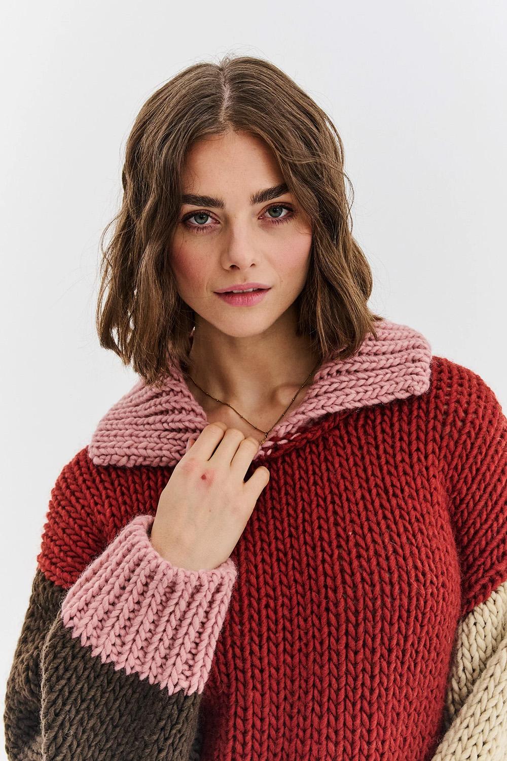 Sweter z wełną Smile Collector - Image 5