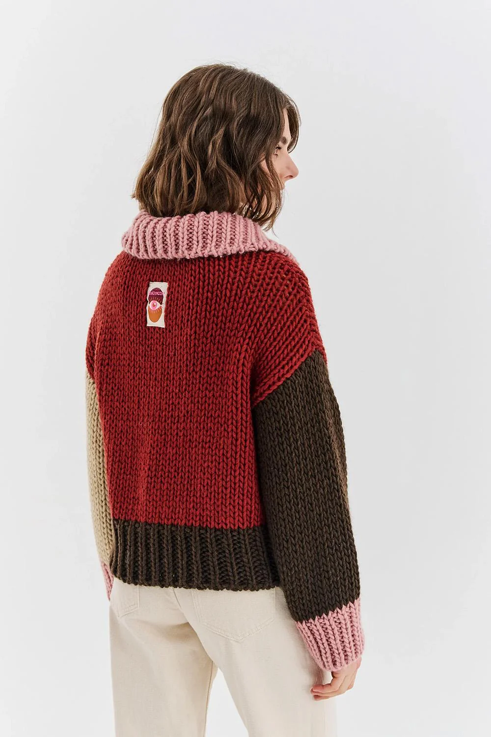 Sweter z wełną Smile Collector - Image 6