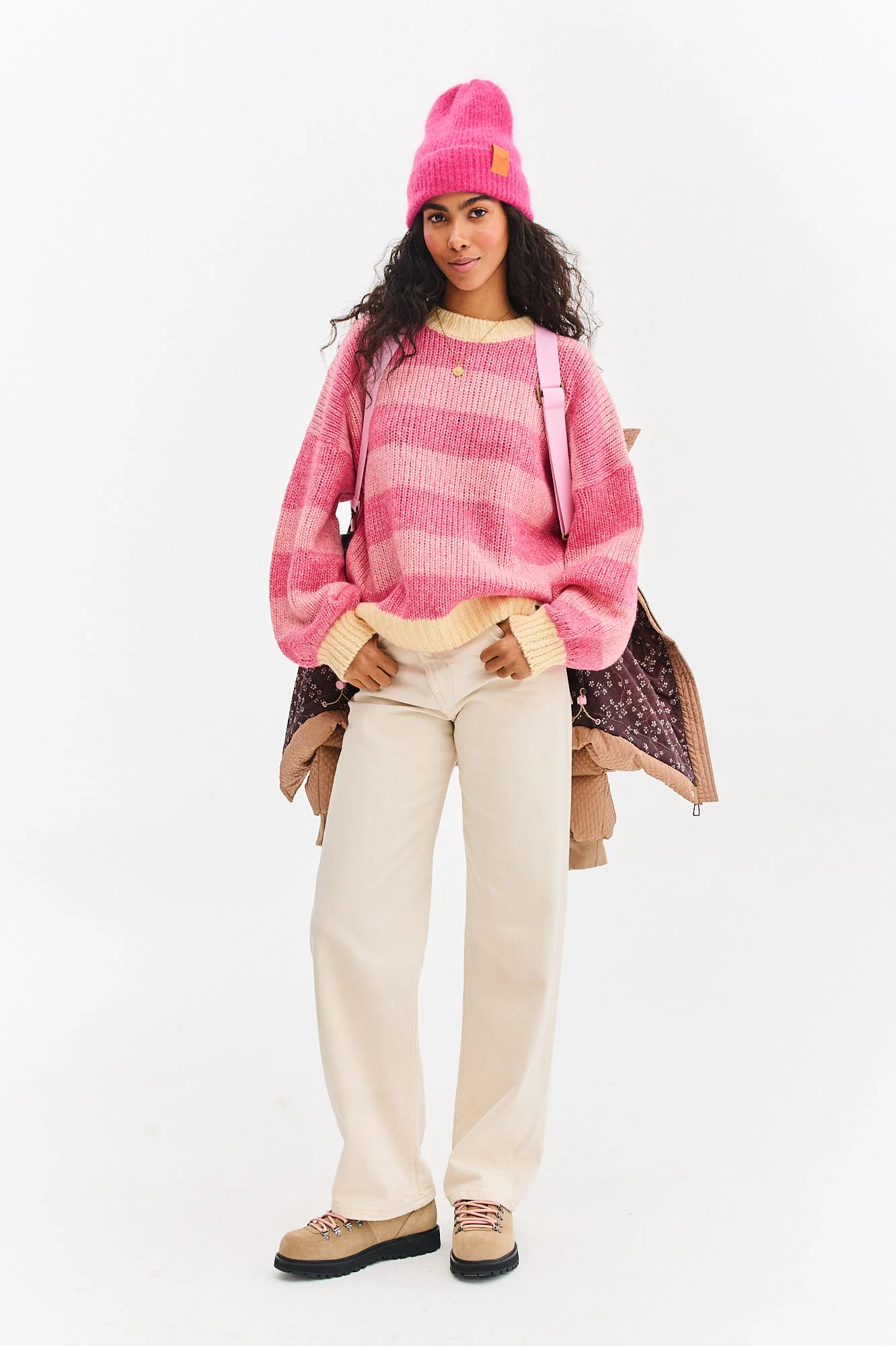 Sweter z wełną Strawberry Cream - Image 15