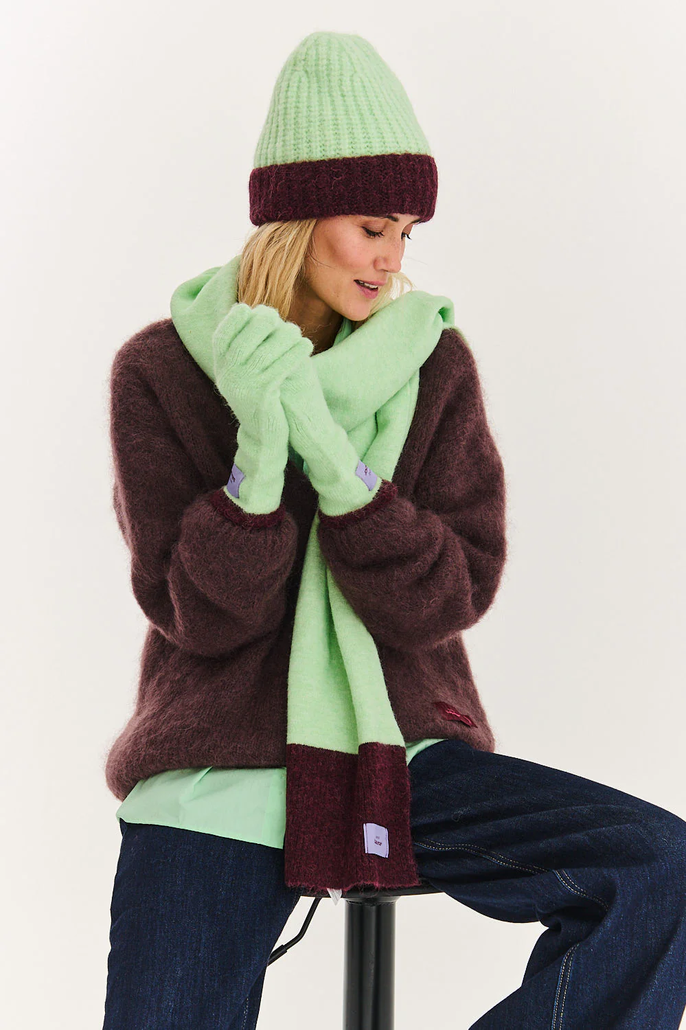 Szalik DuoPuff Frosty Lime - Image 6