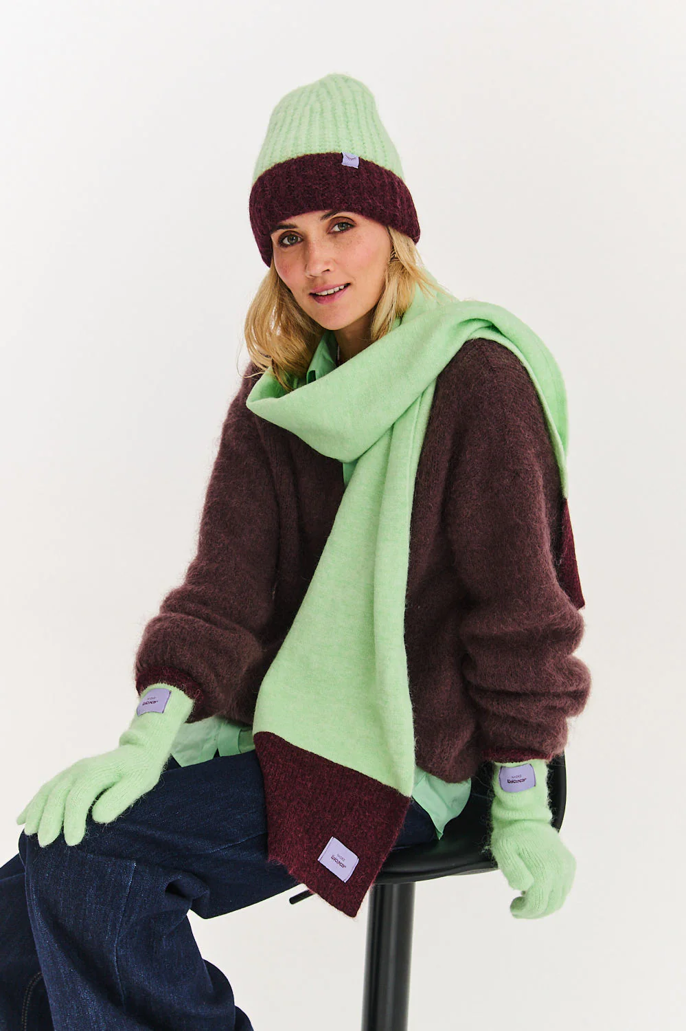 Szalik DuoPuff Frosty Lime - Image 7
