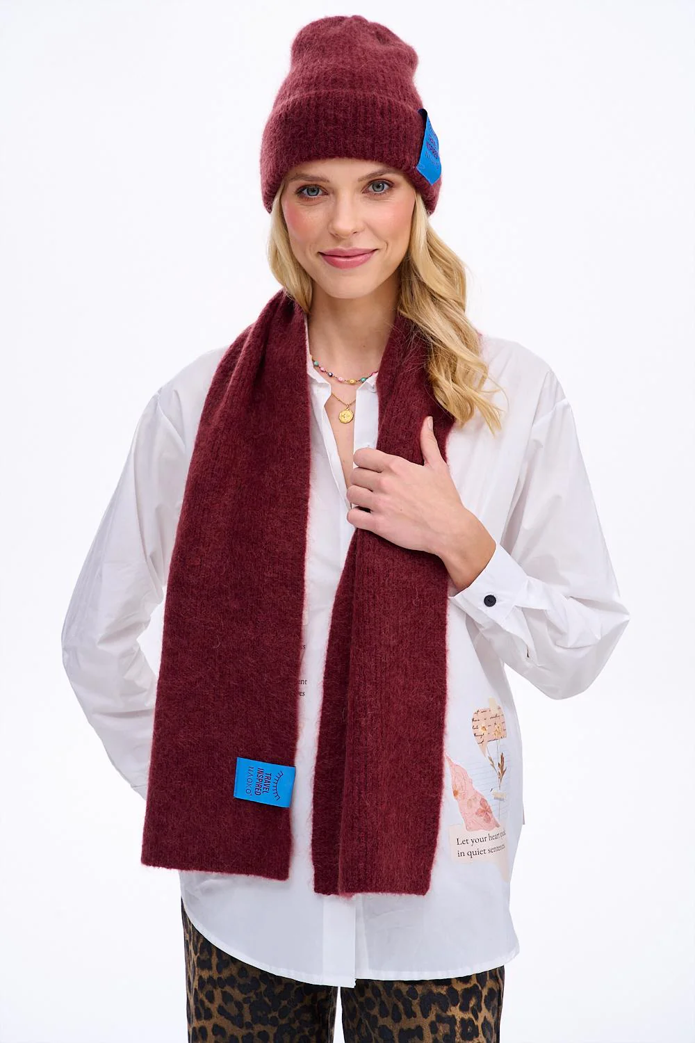 Szalik Puffy Merlot - Image 4