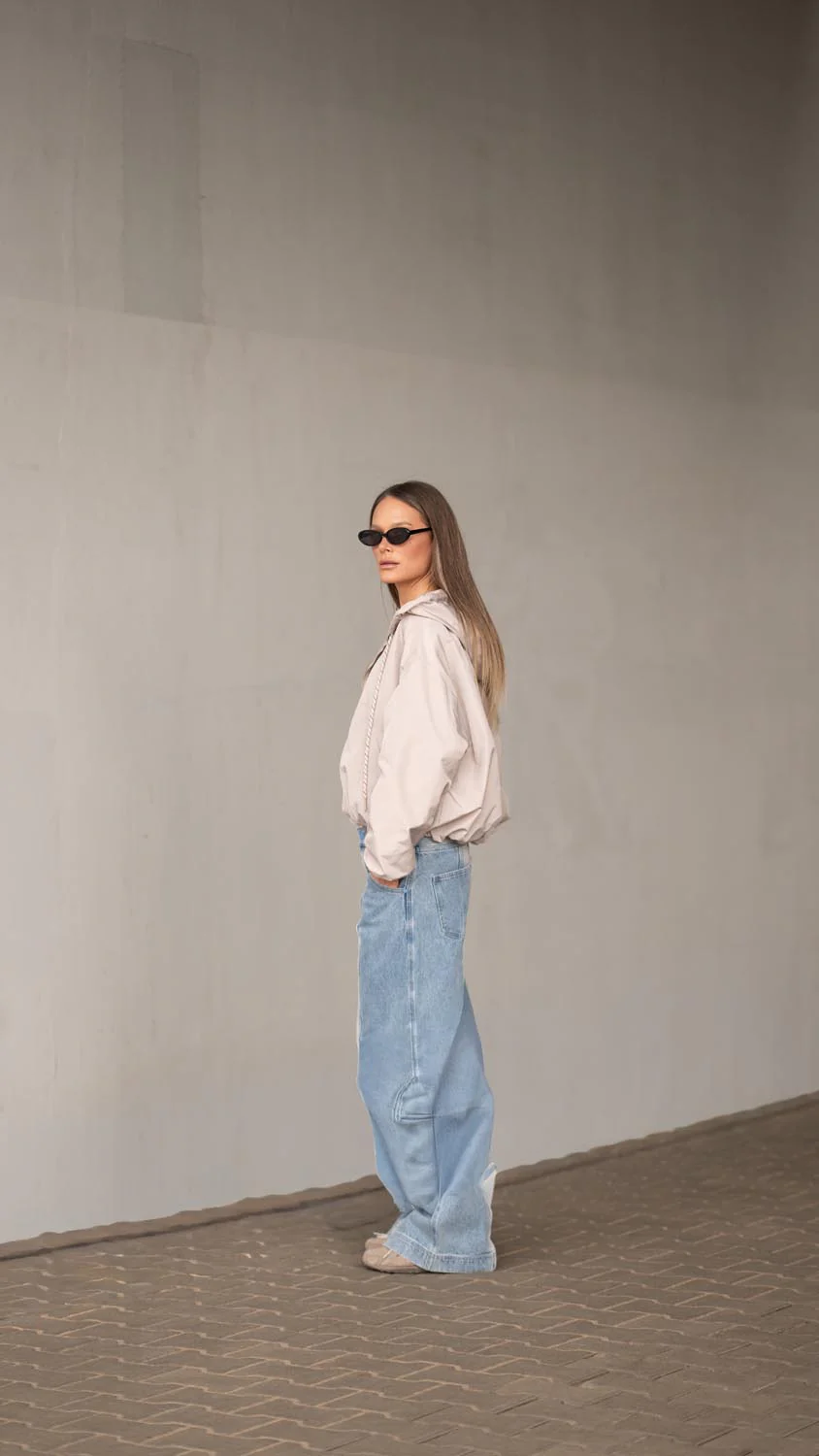 Szerokie spodnie jeansowe Secret Shine - Image 23