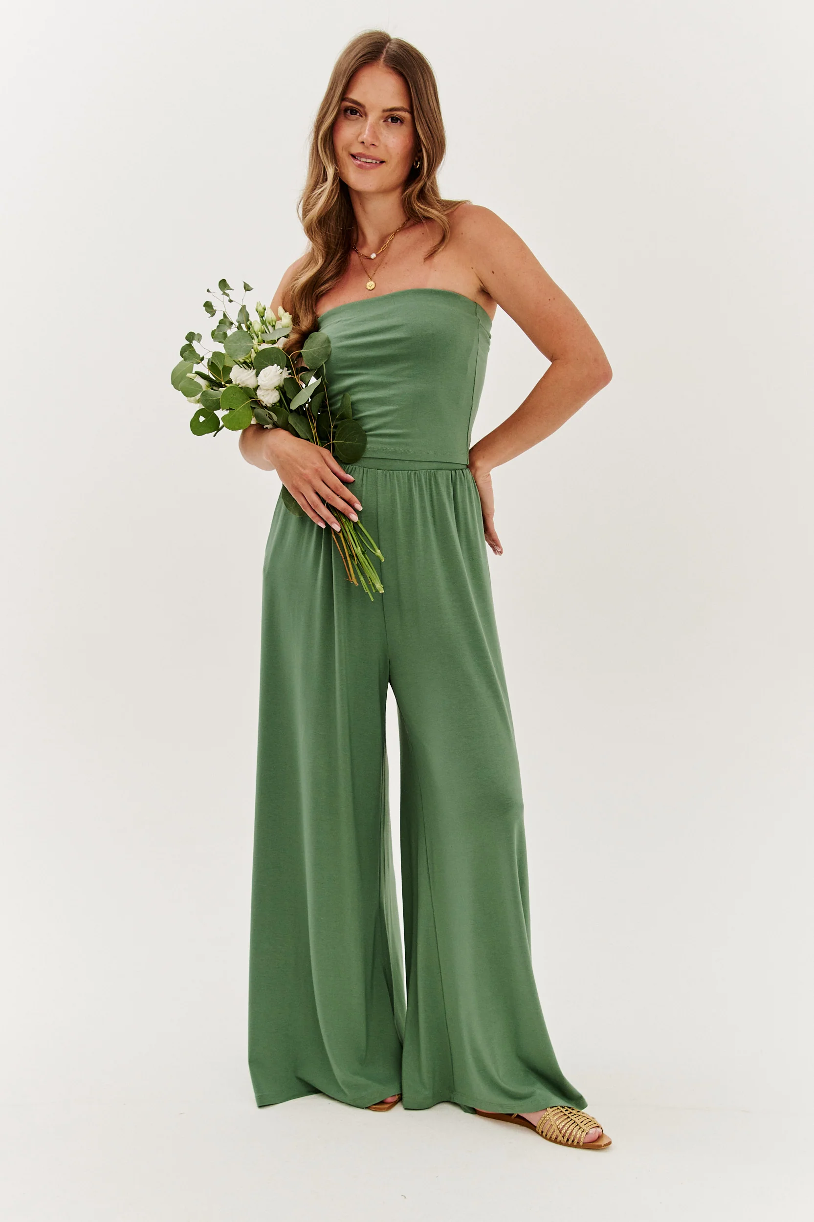 Szerokie spodnie Mint Breeze - Image 10
