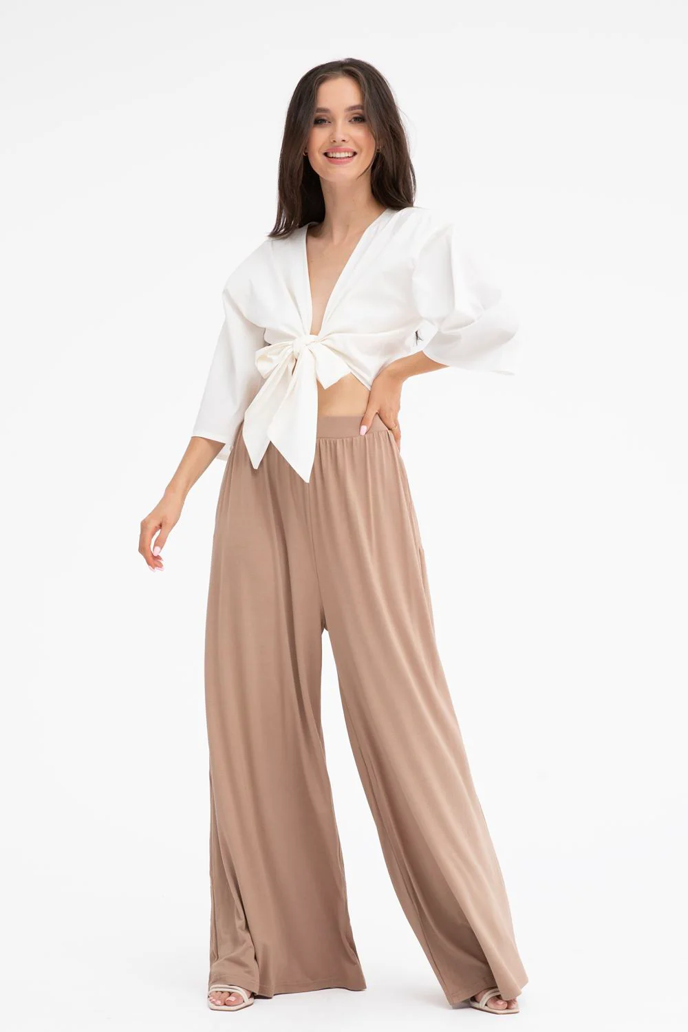 Szerokie spodnie Sand Dunes - Image 18