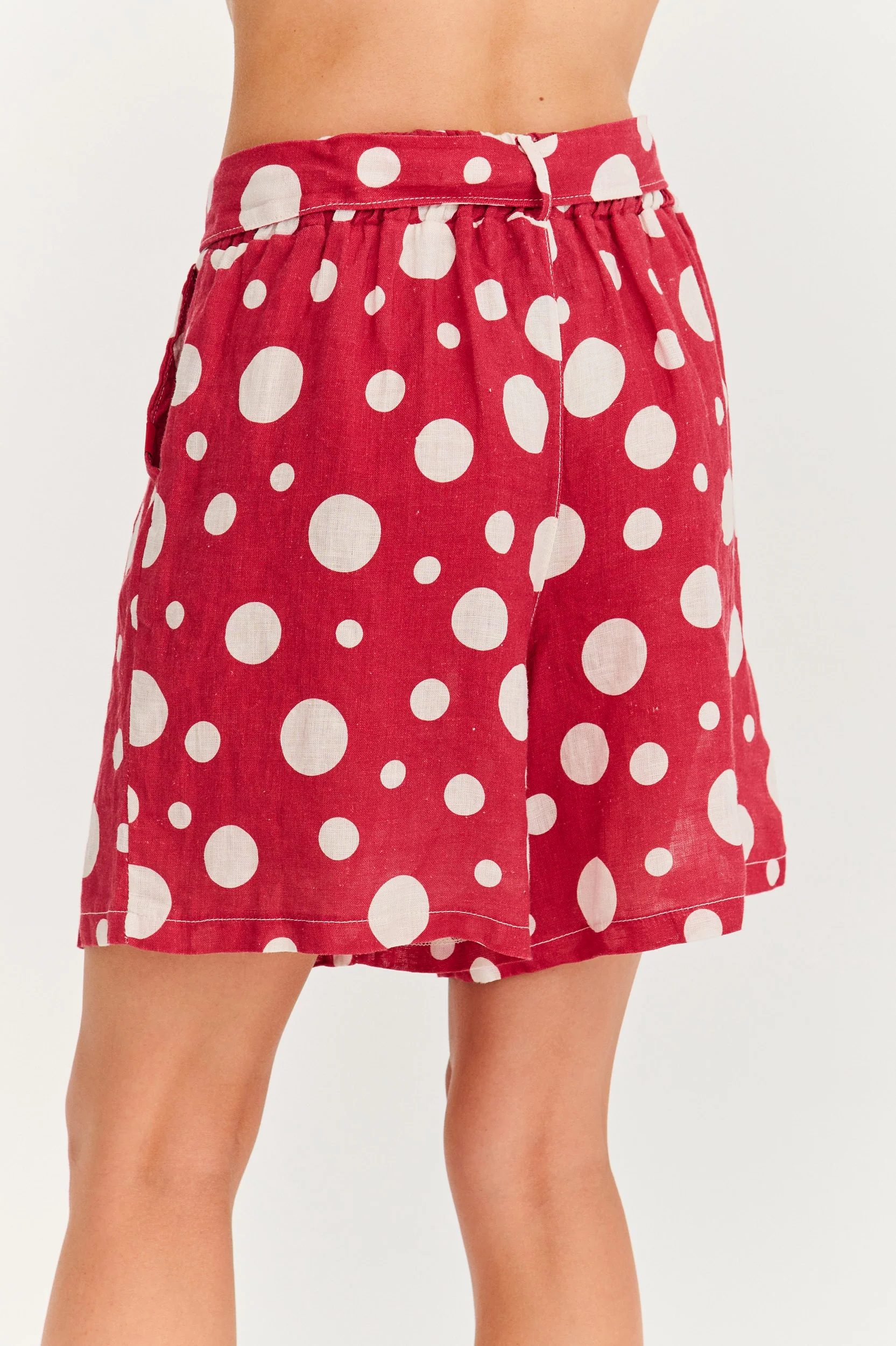 Szorty lniane Berry Drop - Image 12