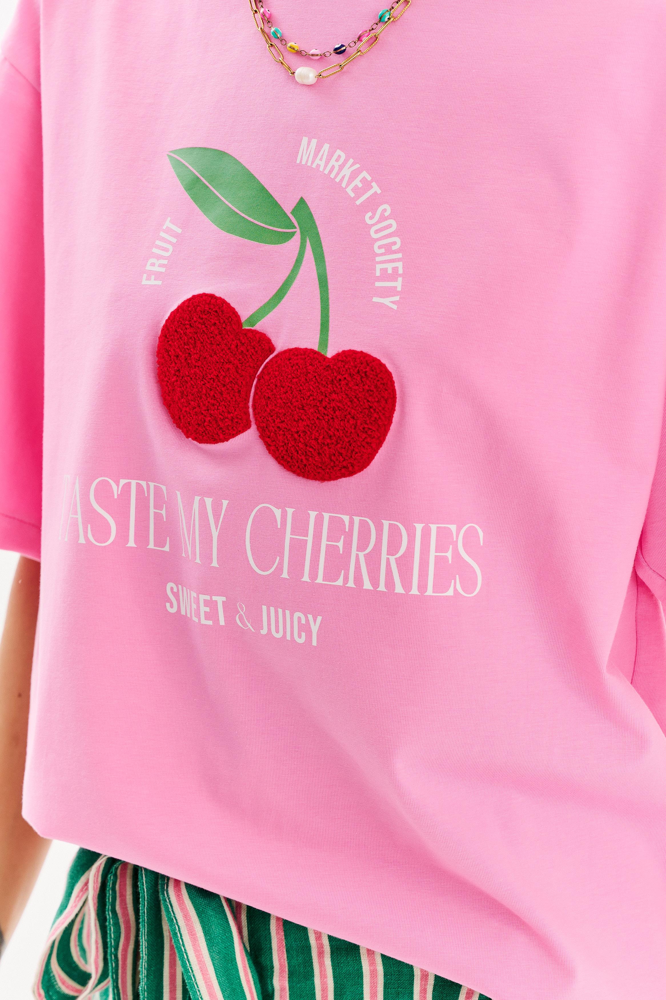 T-shirt Taste My Cherries - Image 5