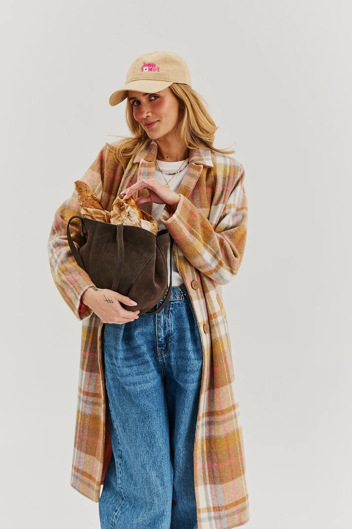 Torebka skórzana typu shopper Chocolate Glow - Image 18