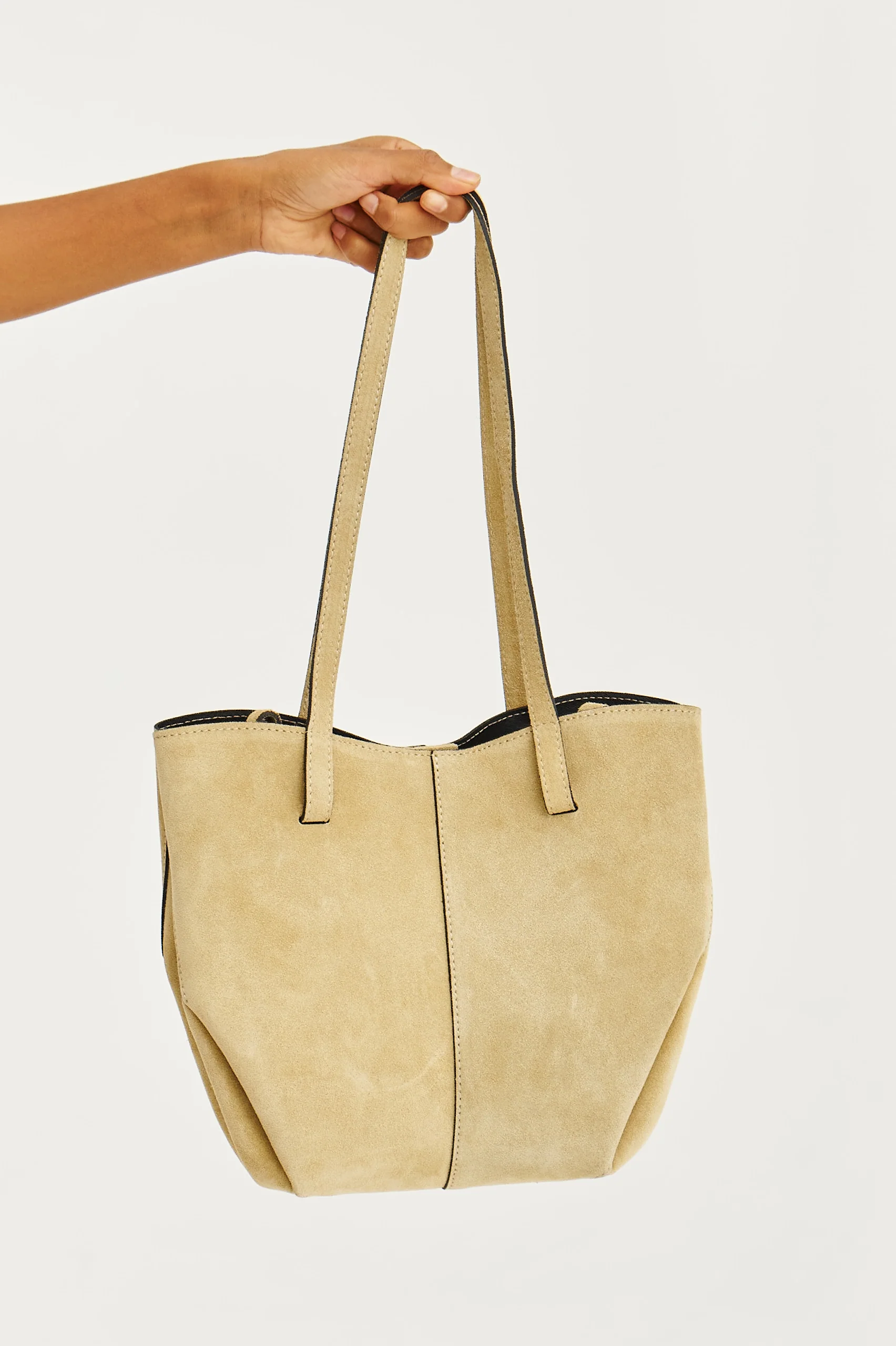 Torebka skórzana typu shopper Silky Glow - Image 3