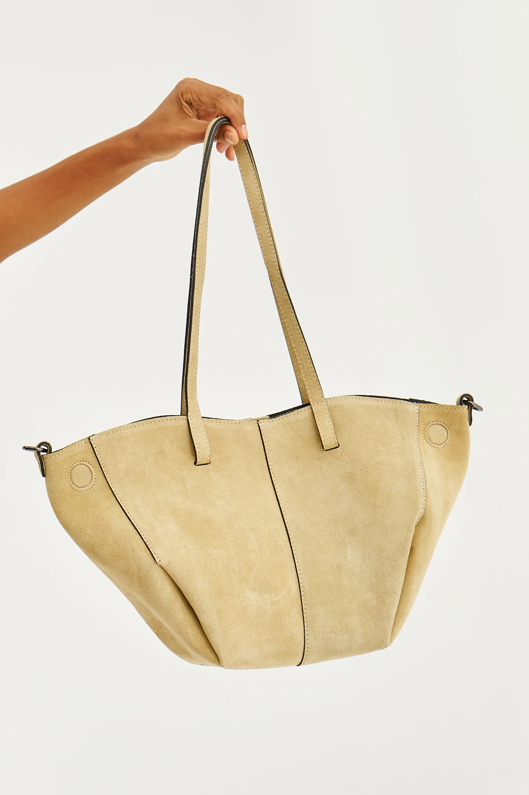Torebka skórzana typu shopper Silky Glow - Image 8