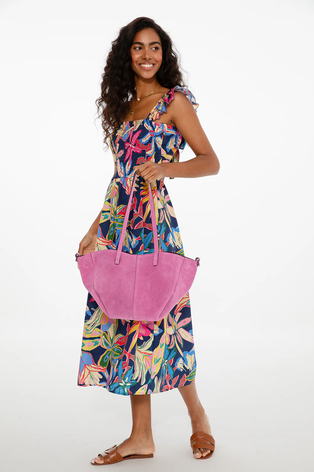 Torebka skórzana typu shopper Violette - Image 7