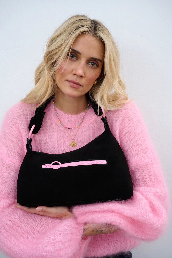 Torebka zamszowa Rebel Pink - Image 6