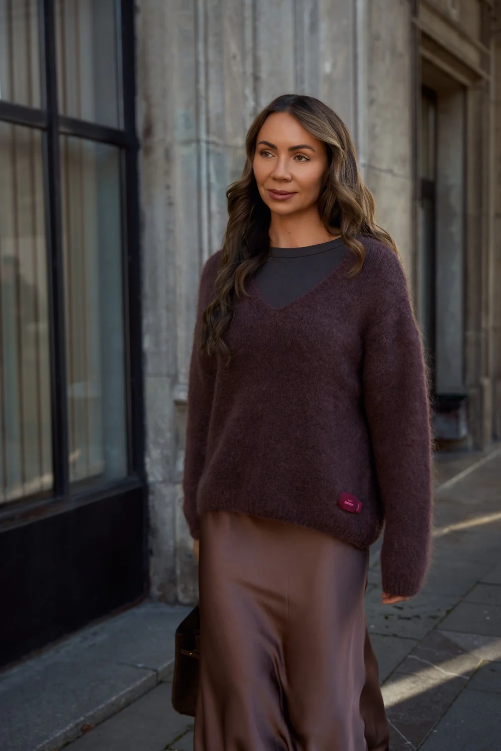 Sweter moherowy Brown Mirage - Image 6